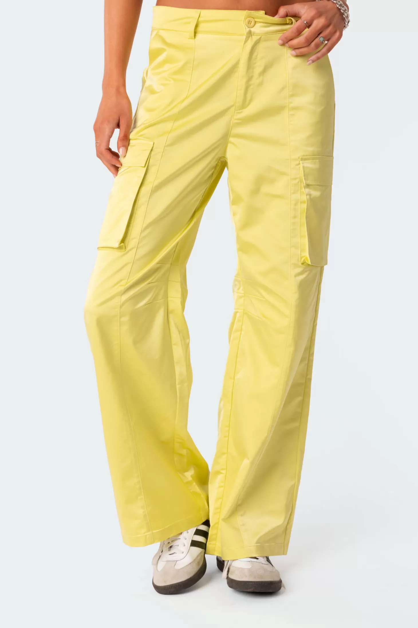 edikted Xianna Nylon Cargo Pants* Pants | Pants