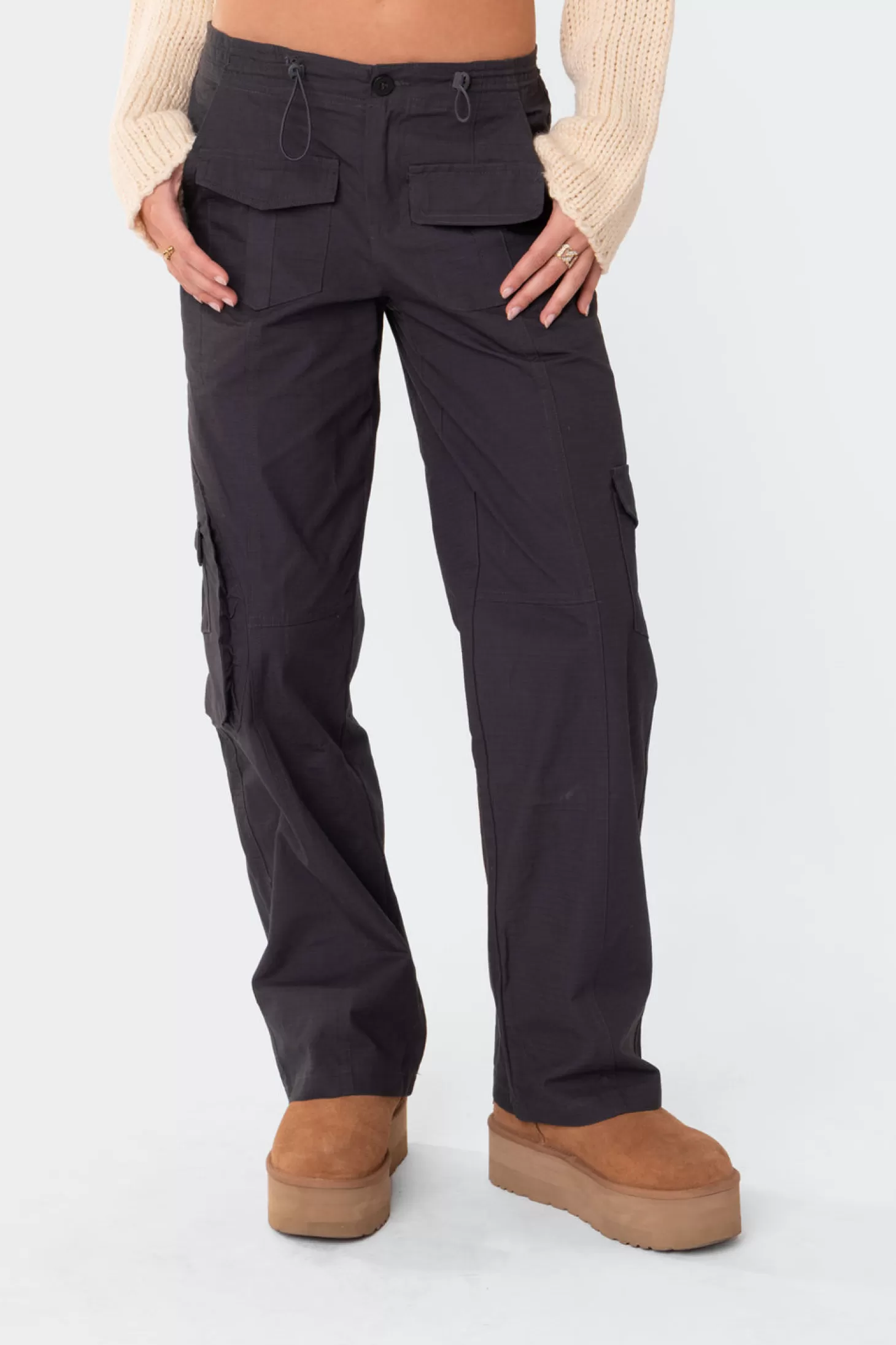 edikted Zayla Low Rise Cargo Pants* Pants | Pants