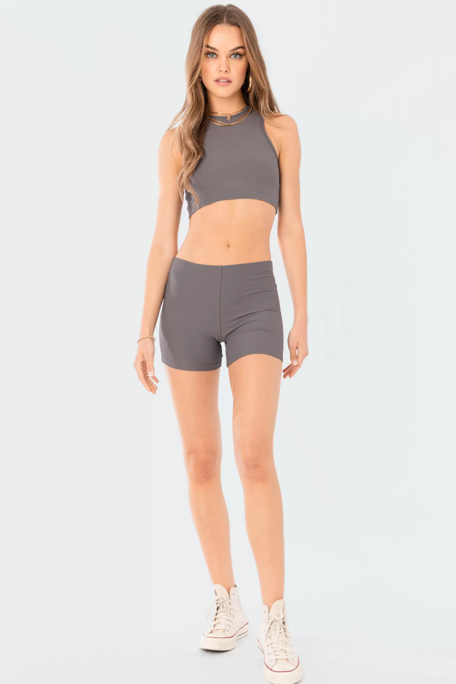 edikted Zoella Ribbed Crop Top* Crop Tops | Sets